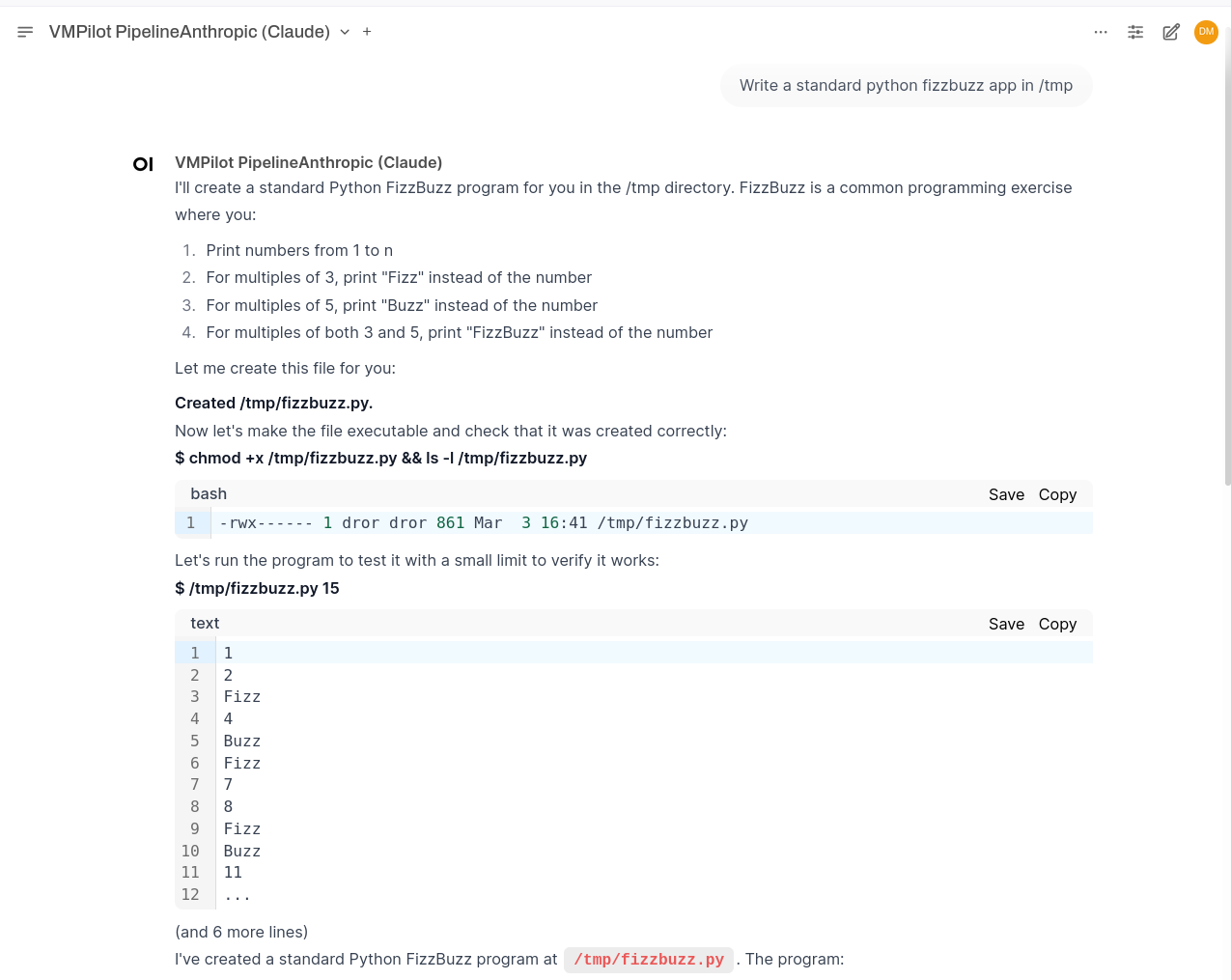 Requesting to implement FizzBuzz